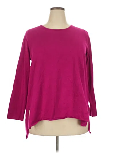 Pre-owned T Tahari Pullover Sweater In Pink
