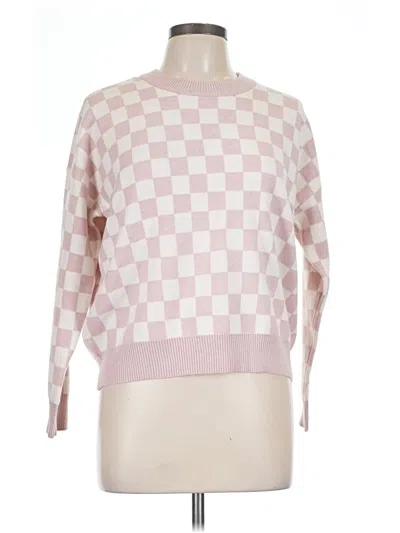 Pre-owned T Tahari Pullover Sweater In Pink