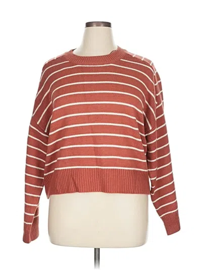 Pre-owned T Tahari Pullover Sweater In Red