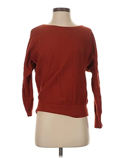 Pre-owned T Tahari Pullover Sweater In Red