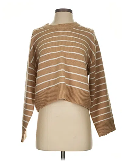 Pre-owned T Tahari Pullover Sweater In Tan