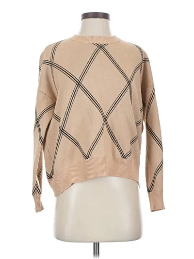 Pre-owned T Tahari Pullover Sweater In Tan