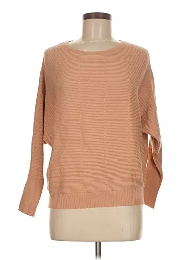 Pre-owned T Tahari Pullover Sweater In Tan