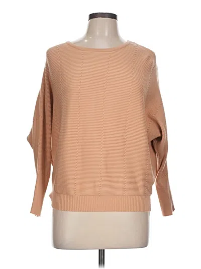 Pre-owned T Tahari Pullover Sweater In Tan