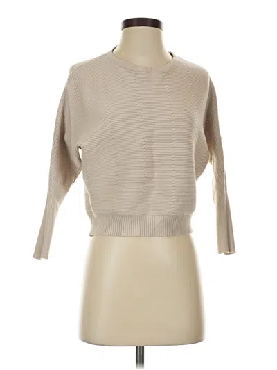 Pre-owned T Tahari Pullover Sweater In Tan