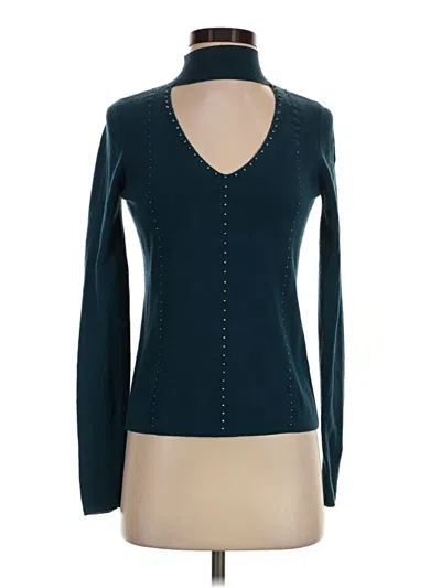 Pre-owned T Tahari Pullover Sweater In Teal