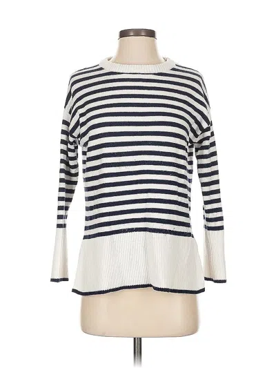 Pre-owned T Tahari Pullover Sweater In White