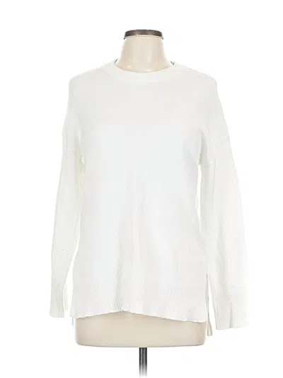 Pre-owned T Tahari Pullover Sweater In White