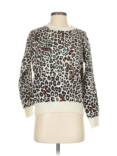 Pre-owned T Tahari Pullover Sweater In White