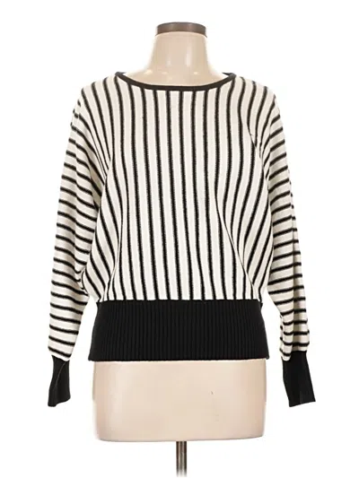 Pre-owned T Tahari Pullover Sweater In White