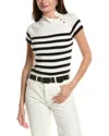 T Tahari Raglan Sweater In Multi