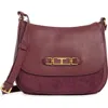 T Tahari Raven Crossbody Bag In Red