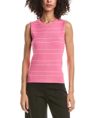T Tahari Rib Tank In Pink