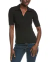 T Tahari Ribbed Polo Shirt