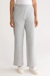 T Tahari Ribbed Pull-on Pants In Dusk Grey Heather