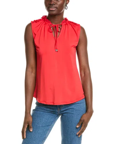 T Tahari Ruffle Blouse