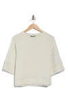 T Tahari Scuba Knit Sweatshirt In Brown
