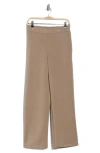 T Tahari Scuba Knit Wide Leg Pants In Brown