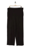 T Tahari Scuba Wide Leg Pants In Black