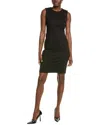 T Tahari Sheath Dress In Black