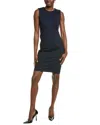 T Tahari Sheath Dress In Blue