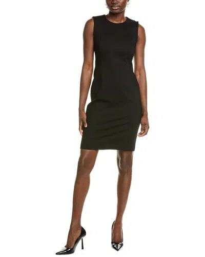 T Tahari Sheath Dress In Black