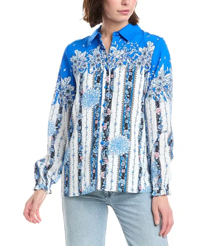 T Tahari Shirt In Blue