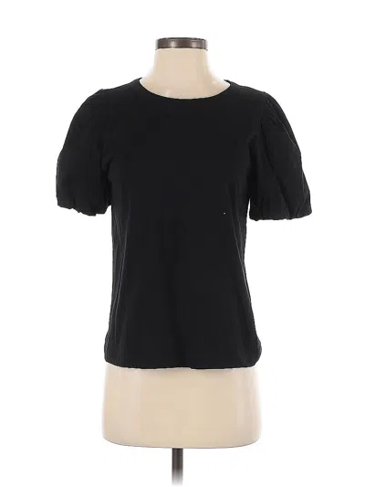 Pre-owned T Tahari Short Sleeve T-shirt In Black