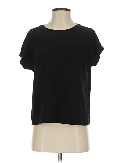 Pre-owned T Tahari Short Sleeve T-shirt In Black