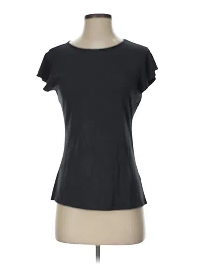 Pre-owned T Tahari Short Sleeve T-shirt In Black