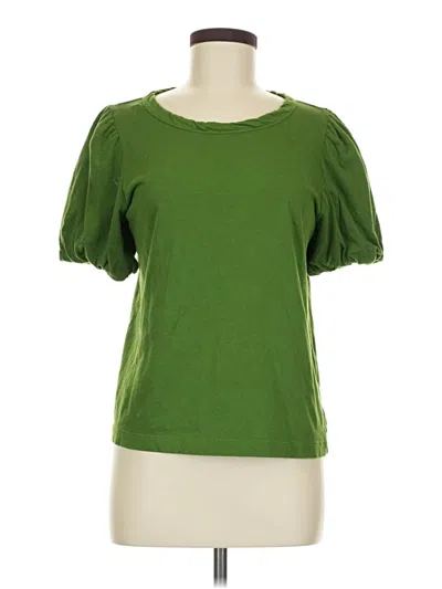 Pre-owned T Tahari Short Sleeve T-shirt In Green