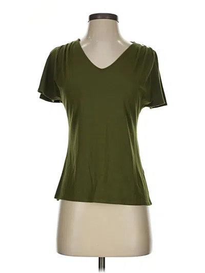Pre-owned T Tahari Short Sleeve T-shirt In Green