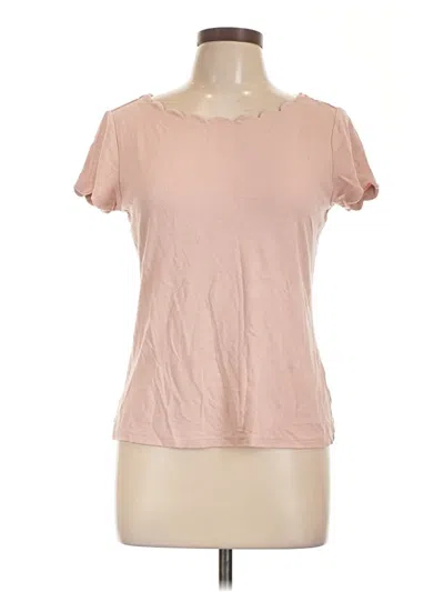 Pre-owned T Tahari Short Sleeve T-shirt In Pink