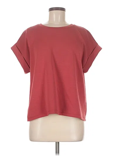 Pre-owned T Tahari Short Sleeve T-shirt In Red