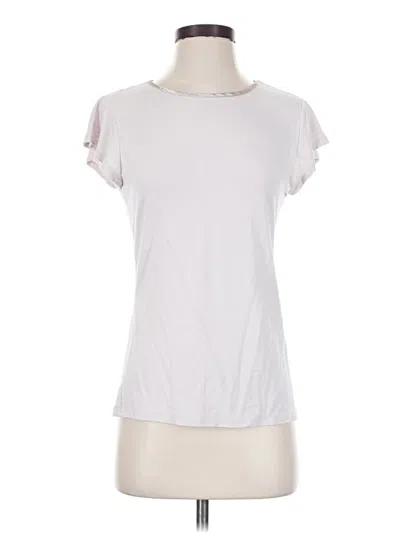 Pre-owned T Tahari Short Sleeve T-shirt In White