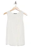 T Tahari Side Knot Tank In Ivory