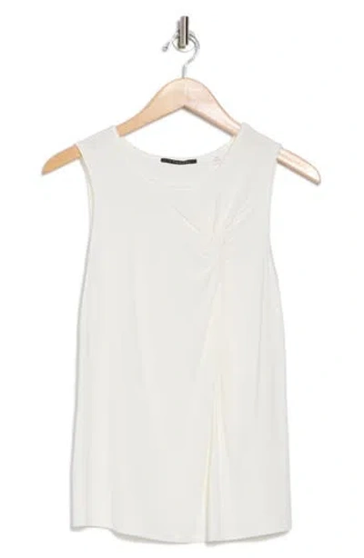 T Tahari Side Knot Tank In Ivory