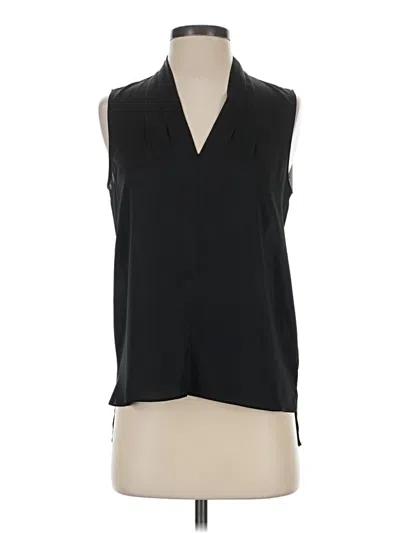 Pre-owned T Tahari Sleeveless Blouse In Black