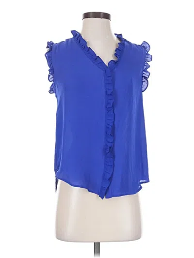 T Tahari Sleeveless Blouse In Yellow