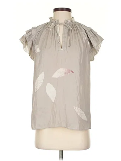 Pre-owned T Tahari Sleeveless Blouse In Brown