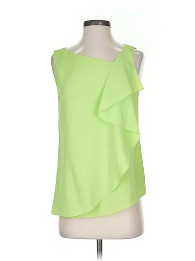 Pre-owned T Tahari Sleeveless Blouse In Green