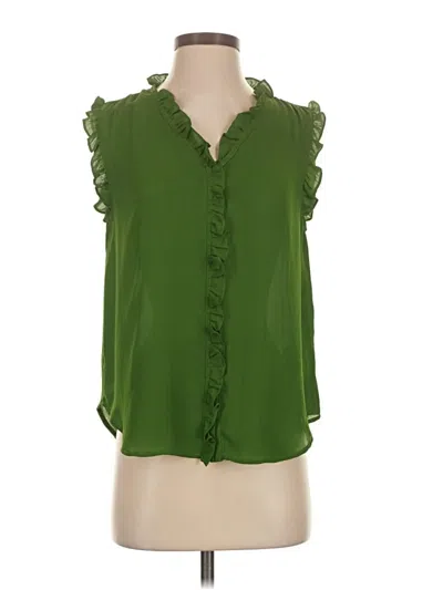 Pre-owned T Tahari Sleeveless Blouse In Green