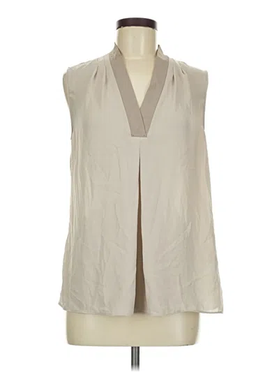 Pre-owned T Tahari Sleeveless Blouse In Ivory