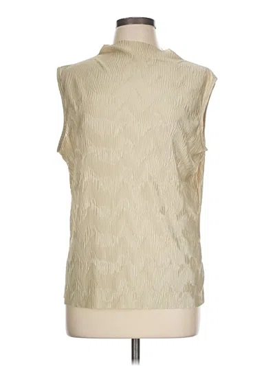 Pre-owned T Tahari Sleeveless Blouse In Ivory