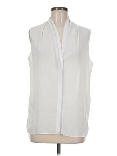 Pre-owned T Tahari Sleeveless Blouse In Ivory