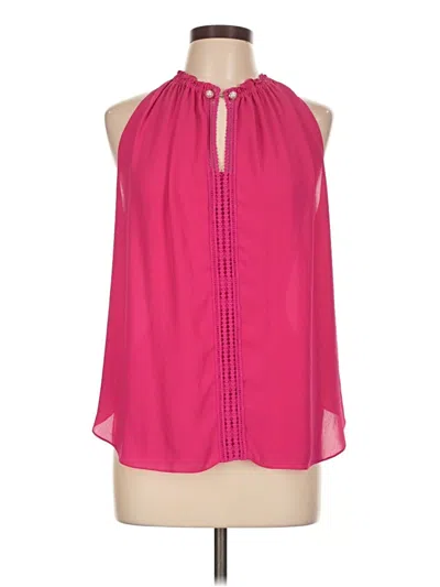Pre-owned T Tahari Sleeveless Blouse In Pink