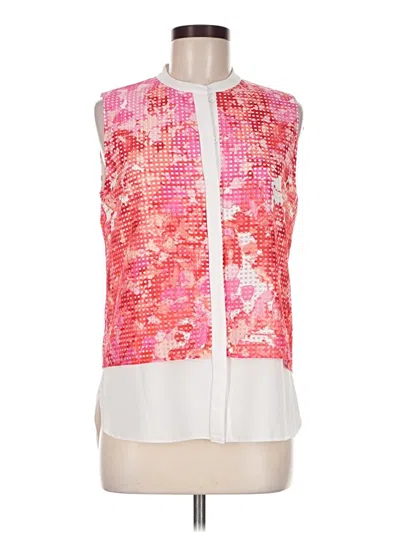 Pre-owned T Tahari Sleeveless Blouse In Pink