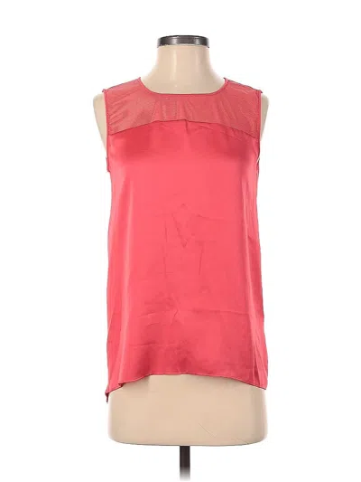 Pre-owned T Tahari Sleeveless Blouse In Red