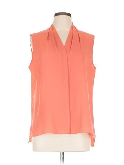 Pre-owned T Tahari Sleeveless Blouse In Red