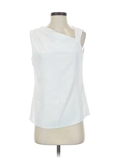 Pre-owned T Tahari Sleeveless Blouse In White